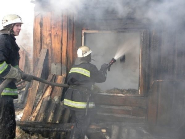 Пожар в частном доме в Тарасовском районе